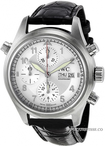 IWC Montres d\'Aviateur Spitfire Double Chronographe Homme IW371343