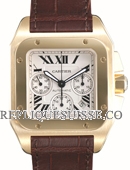 Cartier Santos 100 XL Or Automatique W20096Y1 Montre Réplique