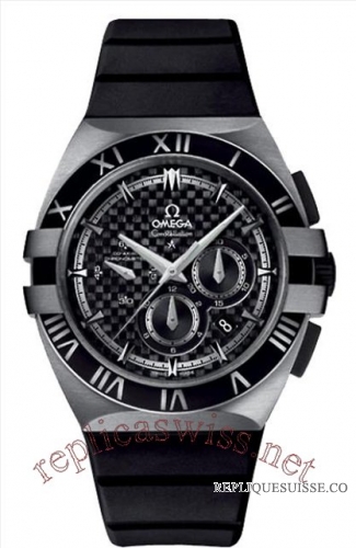 Omega Double Eagle Co-Axial Automatique Chronograoph 121.92.41.50. Montre Réplique