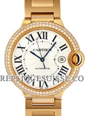 Cartier Ballon Bleu Diamant Yellow Or WE9007Z3 Montre Réplique