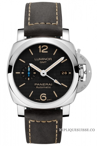 Copie Montre Panerai Luminor 1950 3 Jours GMT Automatique Acciaio 42mm PAM01535