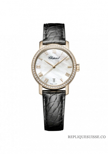 Chopard Classic Blanc Mother of Pearl Dial Or rose 134200-5001