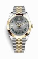 Copie Montre Rolex Datejust 41 Jaune Rolesor Oystersteel or jaune 18 ct 126303 Slate Cadran m126303-0020