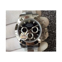 Réplique Cadran Rolex Daytona en acier noir 116520 BLK