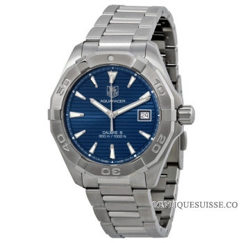 TAG Heuer Réplique Aquaracer Automatique Bleu Dial Acier WAY2112.BA0910