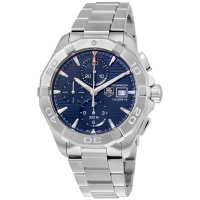 TAG Heuer Réplique Aquaracer Automatique Chronographe Bleu Dial Acier inoxydable CAY2112.BA0927