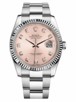 Réplique Rolex Datejust en acier de 36mm Rose Dial bracelet Oyster 116234 PDO