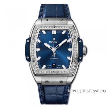 Réplique Hublot Spirit Of Big Bang Titanium Blue Diamonds