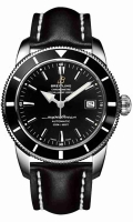 Breitling Superocean 42 Inoxydable acier Diver Pro II noir Montre Réplique