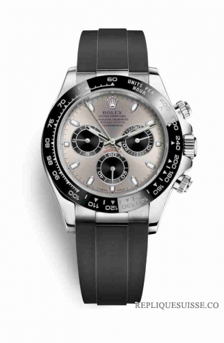 Copie Montre Rolex Cosmograph Daytona Or blanc 18 carats 116519LN Acier Cadran noir m116519ln-0024 [m116519ln-0024]