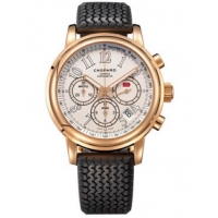 Chopard Mille Miglia Chronographe Cadran blanc 18k Or rose 161274-5002