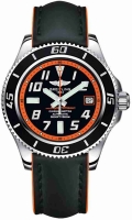 Breitling Superocean 42 Inoxydable acier cuir noir Oran Montre Réplique