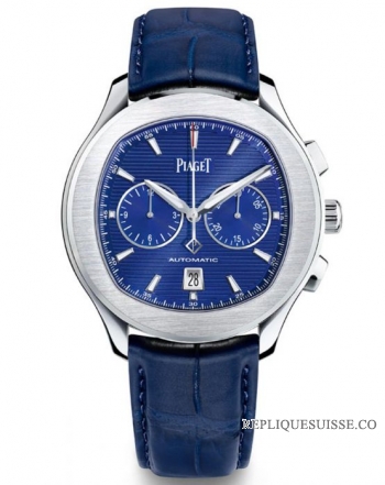 Piaget Polo S Chronographe Automatique Cadran Bleu Hommes