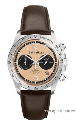 Copie Montre Bell & Ross Vintage BR V2-94 Bellyonneur BRV294-BT-ST/SCA