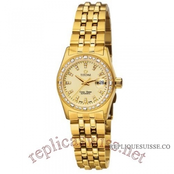 Titoni Cosmo Queen Femmes 728G-DB-306 Montre Réplique