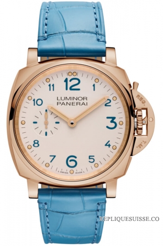 Copie Montre Panerai Luminor Due 3 Jours Oro Rosso 42mm PAM00741