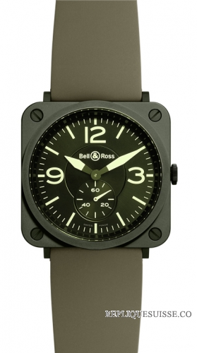 Bell & Ross BR S MILITARY CERAMIC Quartz 39mm Medium Montre Réplique