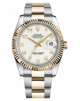 Réplique Rolex Datejust 36mm acier et or blanc Dial 116233 WAO