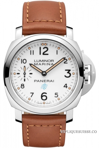 Copie Montre Panerai Luminor Marina Logo 3 Jours Acciaio 44mm PAM00778