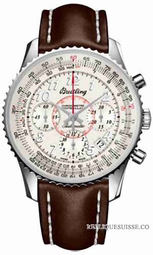 Breitling Montbrillant 01 Inoxydable acier cuir-brun-Ta Montre Réplique