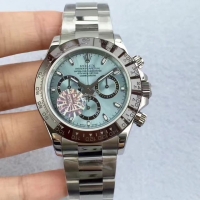 Réplique Cadran bleu Rolex Daytona Platinum Ice 116506 IB