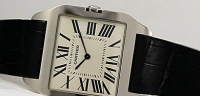 Cartier Santos Dumont 18k Blanc Or W2007051 Montre Réplique