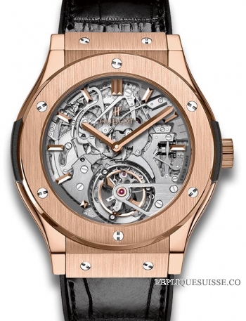 Hublot Classic Fusion Tourbillon Cathedral Minute Repeater King Or Montre Réplique