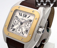 Cartier Santos 100 XL Automatique Chronographe W20091X7 Montre Réplique