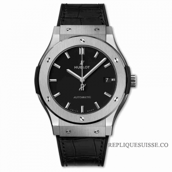 Copie Montre Hublot Titanium 45mm Classic Fusion Titanium 511.NX.1171.LR