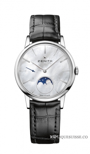 Zenith ELITE Dames Phase de lune 36mm 03.2320.692 / 80.C714 Montres Copie