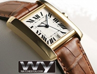 Cartier Tank Francaise Yellow Or Hommes W5000156 Montre Réplique