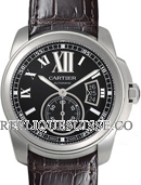 Cartier Calibre de Cartier Automatique acier W7100041 Montre Réplique