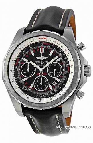 Breitling Bentley Motors noir Dial Chronographe Inoxydable Stee Montre Réplique