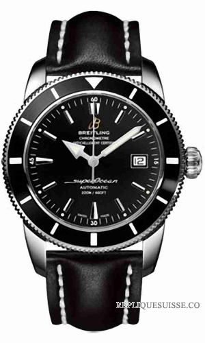 Breitling Superocean HeriTAGe 42 cuir Tang A1732124/BA6 Montre Réplique