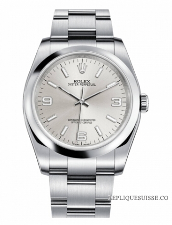 Rolex Oyster Perpetual No Date Acier inoxydable Silver cadran 116000 SAIO