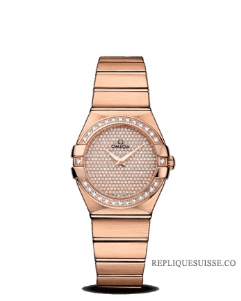 Réplique Omega Constellation Quartz 27mm 123.55.27.60.99.004