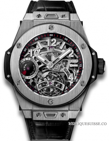 Hublot Big Bang Tourbillon Reserve de marche 5 Days Titanium 45mm Montre Réplique