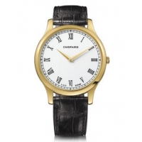 Chopard L.U.C Classic XP Cadran blanc Or jaune noir Cuir 161902-0001