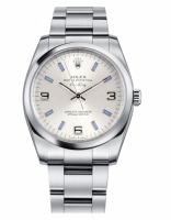 Réplique Rolex Air-King Domed Bezel argent cadran 114200 SBLIO Montre Rep 114200 SBLIO