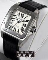 Cartier Santos 100 acier Automatique Hommes W20073X8 Montre Réplique