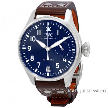 Réplique IWC Big Pilot\'s Le Petit Prince Automatique Cadran Bleu IW501002