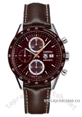 TAG Heuer Carrera Automatique Chronographe Tachymetre Hommes CV Montre Réplique