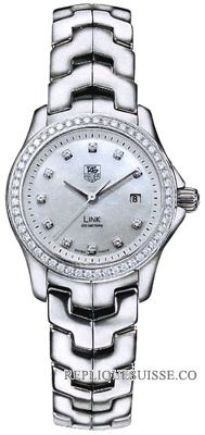 TAG Heuer Dames Link Quartz Diamant WJF1319.BA0572 Montre Réplique