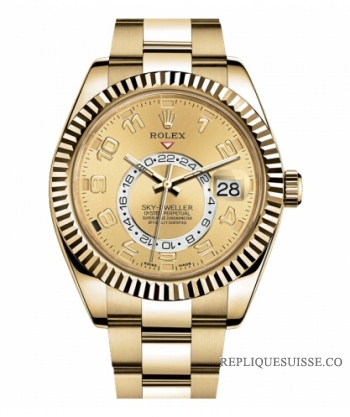 Rolex Sky Dweller Or jaune 326938