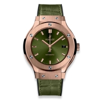 Réplique Hublot Classic Fusion Green King Gold 38mm