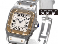 Cartier Santos Galbee Quartz Dames W20012C4 Montre Réplique