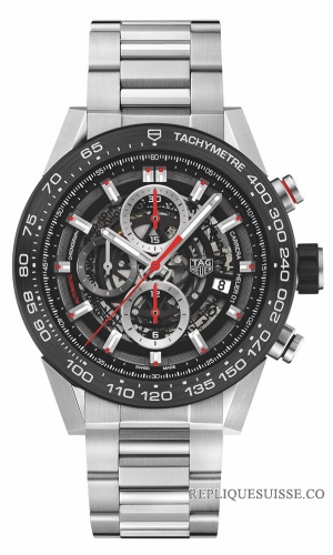 Réplique Montre TAG Heuer Carrera Chronographe Automatique CAR2A1W.BA0703