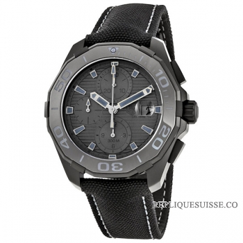 TAG Heuer Réplique Aquaracer Automatique Noir Dial Noir Fabric CAY218B.FC6370