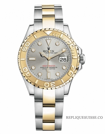 Rolex Yacht-Master Acier inoxydable Gray cadran Dames 169623 G