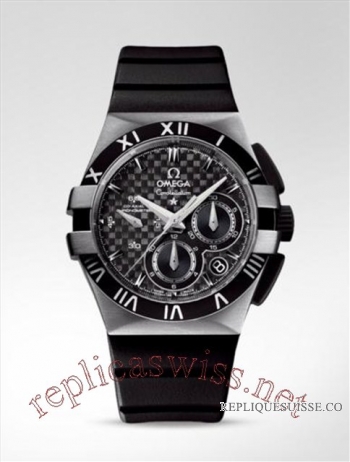 Omega Double Eagle Co-Axial Automatique Chronograoph 121.92.35.50. Montre Réplique